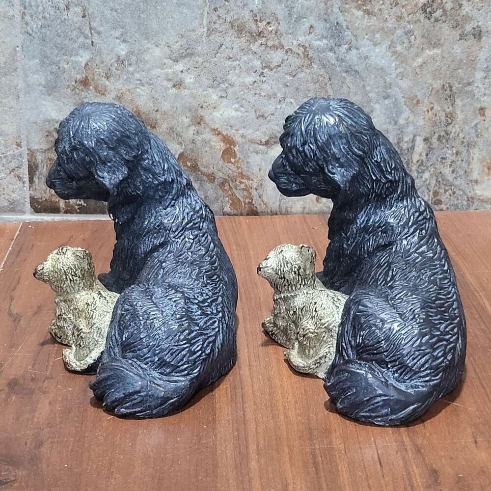 Austin Metal Cast Iron Furry Friends Dog Cat 2006 Pair of 2 - Picture 6 of 12